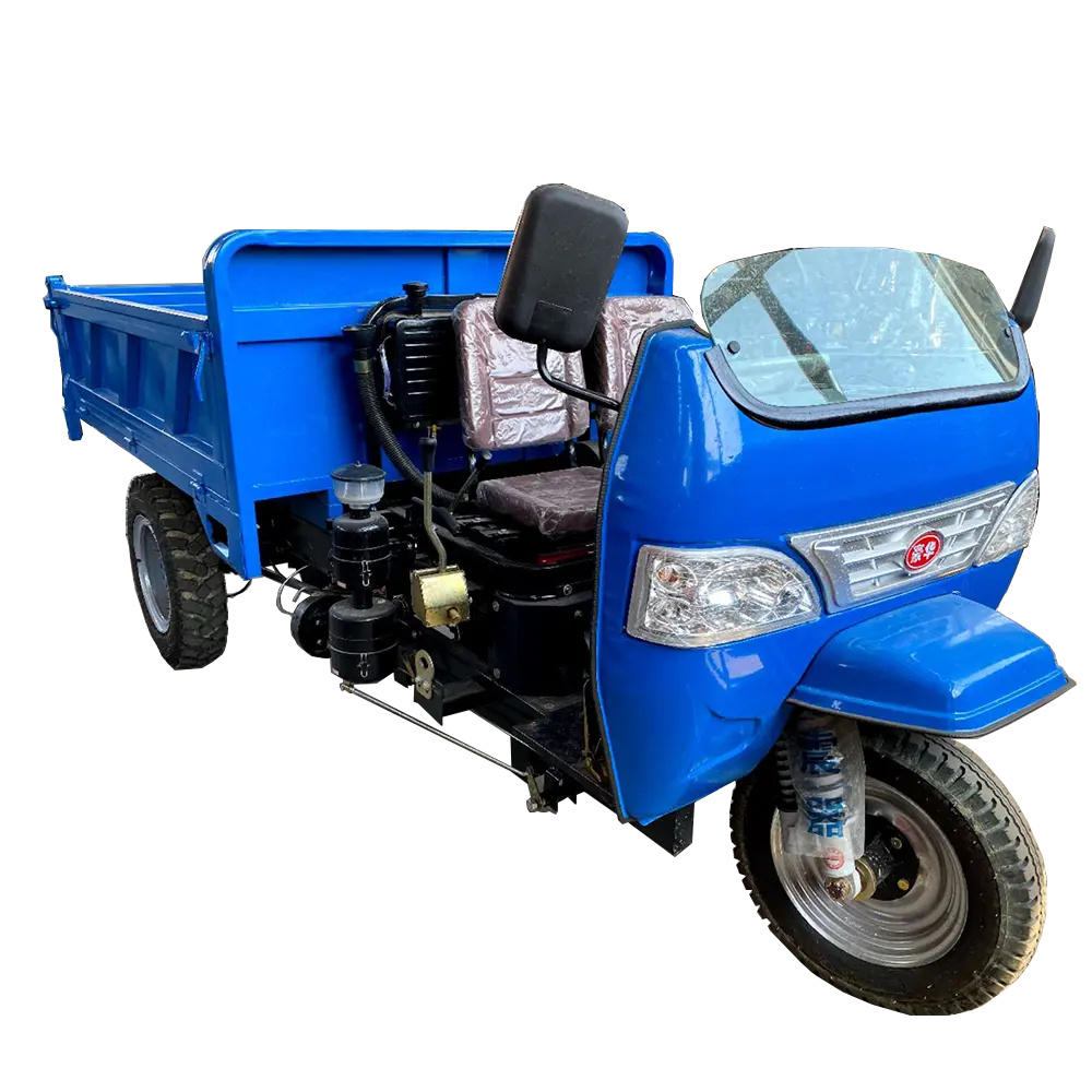 Dump tricycle moto cargo 150cc 200cc moto cargo tricycle agricole moto à trois roues