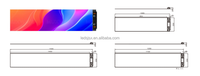 Pantalla LED Transparente Ultrafina P3.91, Pantalla de Video para Ventanas de Vidrio de Alto Brillo y Alto Contraste