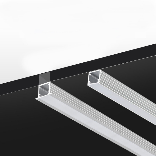 LED Line Light Channel Strip Aluminum Alloy Anodized Buried Linear Bar Light Frame