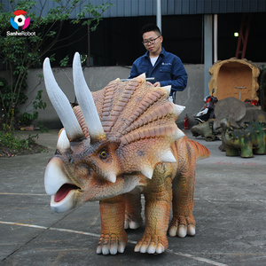 Dinosaurio Animatrónico a Monedas, Modelo <span class=keywords><strong>de</strong></span> Simulación <span class=keywords><strong>de</strong></span> Dinosaurio Caminante para Niños, Parques <span class=keywords><strong>de</strong></span> Atracciones y Centros Comerciales - Product Image 2
