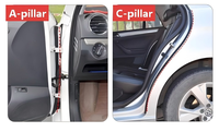 Joint d'étanchéité automobile haute densité en EPDM auto-adhésif, étanche, anti-poussière et insonorisant pour portières, fenêtres et coffres de véhicules, à découper