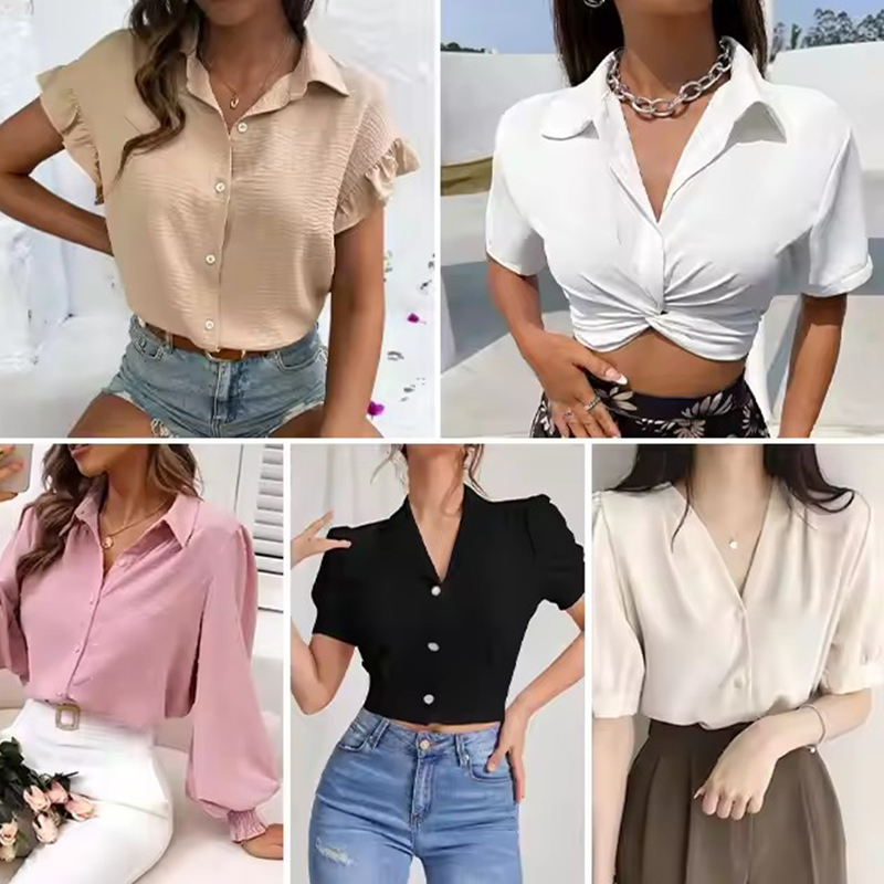 Fornecedor por atacado de novidades em estoque de roupas femininas com mix de ropa para mulheres, vestido sortido em fardos a granel