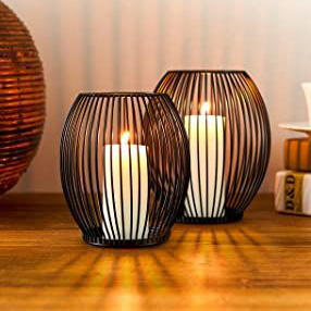 Farol de Metal Vintage Hecho a Mano con Tratamiento Resistente al Calor de Primera Calidad para un Uso Seguro con Velas - Product Image 5