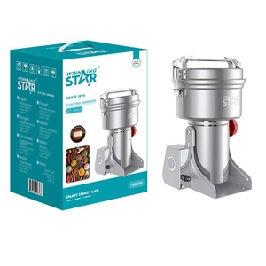 เครื่องบดไฟฟ้าวินนิ่งสตาร์ 1900W สแตนเลสสตีล สำหรับบดกาแฟ เครื่องเทศ และสมุนไพร - Product Image 1
