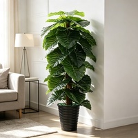 Künstlicher Baum Seidenblumen Ultra-Realistische Topfpflanzen Wohnzimmer Innendekoration Großes Freistehendes Botanisches Arrangement