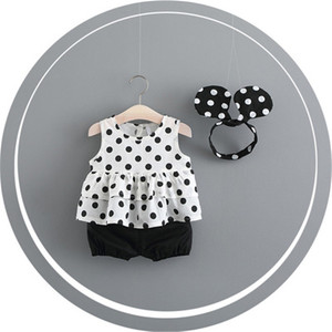 Vente en gros de vêtements pour filles et enfants, ensemble bandeau et t-shirt pour bébés, boutique en ligne de gros de Bursa, Thaïlande, Bangkok - Product Image 3