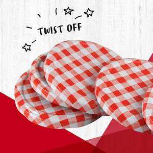 Caja de 120 Tapas de Cápsulas Desechables Ajuste Universal para Frascos de Vidrio Ø 8,2 cm - Product Image 1