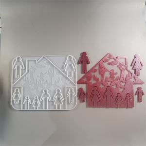 Handmade Resin Casting Molds for DIY Decorative Ornaments Ins Style Silicone Desktop <b>Tools</b> Splicing <b>houses</b> together Mold X0048 - Product Image 1