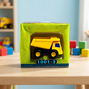 TOYBOLA Mini Camión Volquete de Juguete para Niños, Vehículo de Construcción de Plástico, Herramienta de Playa, Juego de Imitación, Empaquetado en Malla TB-1001-3 - Product Image 3