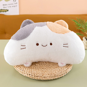 Cuscino Peluche a Forma di Gatto, Morbido e Soffice, con Ricamo, per Bambini e Amanti dei <span class=keywords><strong>Gatti</strong></span> - Product Image 2