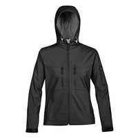 Jaket Softshell Wanita Custom Wholesale USA Camping Venture, Anti Angin, Berlapis Fleece Thermal, untuk Wanita