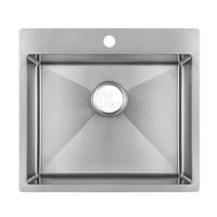 Évier de cuisine en acier inoxydable nano, petit évier à perles en relief, pour montage sur plan de travail, taille personnalisée, style coréen, vente en gros d'usine