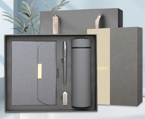 Luxury Custom Logo Printed A5 Notebook with Pen Thermos Cup and Cover Magnet Souvenir Corporate Business <b>Gift</b> <b>Box</b> Set - Product Image 6
