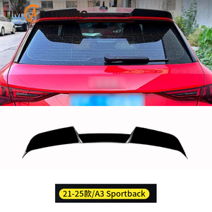 Alerón Negro para Techo de Tim Car Tuning para Audi A3 <span class=keywords><strong>Sportback</strong></span> A4 A6 Q5 <span class=keywords><strong>Q8</strong></span>, Alerón de Techo Negro Brillante |   Alerón Trasero para Maletero Sin Perforaciones - Product Image 2