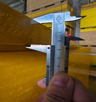 Première classe 21mm 27mm 3m longueur jaune pour coffrage panneau de placage contreplaqué étanche Construction extérieure échafaudage