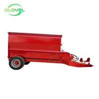 Mélangeur TMR autopropulsé professionnel PTO pour l'alimentation des bovins, machine à arroser les aliments, mélange de fourrage humide et sec