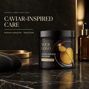 No Logo Havyar Özlü Saç Maskesi Nem Koruyucu Film Parlak Pürüzsüz Salon Bakımı Yumuşak ve Kolay Şekillendirilebilir Saçlar İçin İpeksi Saç Bakım Maskesi - Product Image 5