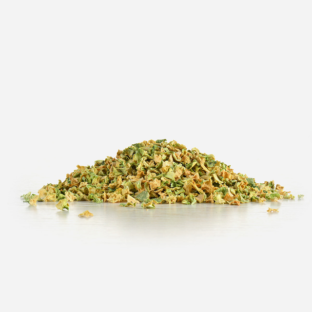 Сушеные гранулы цукини, обработанные парой, обезвоженные овощи