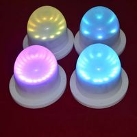 Base lumineuse LED sans fil rechargeable à piles, à changement de couleur, pour remplacement sous les meubles, tables et chaises