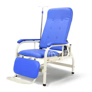 EU-MC588 China Comfortable Hospital Adjustable Blood Infusion Chairs Recline Medical Iv Transfusion Chair For Patient