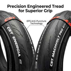 Pneus pliables de haute qualité C S T 700C 700x25/28 Energia <span class=keywords><strong>700x28</strong></span> Machvolt Pro G5 Anti-crevaison 120 TPI pour vélo de route - Product Image 4