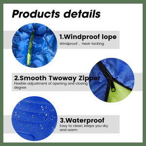 <span class=keywords><strong>Sacco</strong></span> a Pelo E-RIKE con Cappuccio per Tutte le Stagioni, Unisex, Invernale, Personalizzabile, Impermeabile per Campeggio, per <span class=keywords><strong>Adulti</strong></span> - Product Image 3