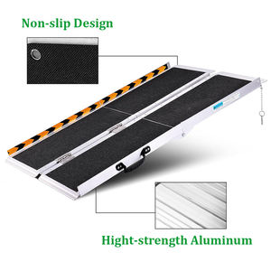 Hafif ve ulaşım rampası Homecare katlanabilir alüminyum tekerlekli sandalye rampası - Product Image 4