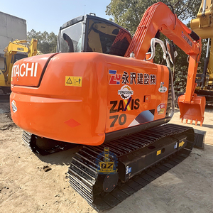 حفارة هيتاشي مستعملة طراز ZX70 منتج أصلي ياباني ZX Zaxis 70 Zaxis70 7T حمولة 7 طن للأراضي الزراعية ومشاريع المياه - Product Image 4