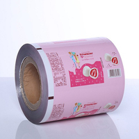 Emballage d'étanchéité Feuille d'aluminium Rouleaux de plastique de qualité alimentaire Pochette d'emballage de collation Sachet Sac Rouleau de film opp