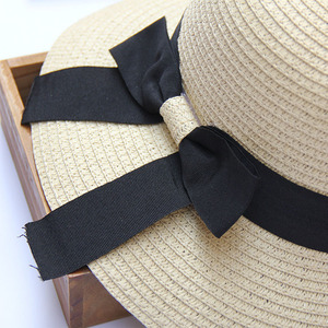 Chapeau seau Panama mode pliable chapeau de paille femmes été ombre Protection solaire en plein air <span class=keywords><strong>plage</strong></span> vacances <span class=keywords><strong>plage</strong></span> casquette de <span class=keywords><strong>plage</strong></span> - Product Image 6