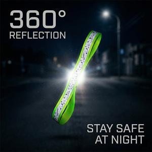 Sangle Réfléchissante Personnalisable Haute Visibilité avec Motif Chien de Dessin Animé pour Course Nocturne, Marche, <span class=keywords><strong>Cyclisme</strong></span> et Équipement de Sécurité Extérieur - Product Image 4