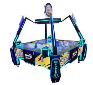 <span class=keywords><strong>Mesa</strong></span> De <span class=keywords><strong>Hockey</strong></span> De aire De madera portátil <span class=keywords><strong>Mesa</strong></span> De <span class=keywords><strong>Hockey</strong></span> De Aire máquina De juego De Arcade interactivo que funciona con monedas bolas De disco De <span class=keywords><strong>Hockey</strong></span> sobre hielo - Product Image 4