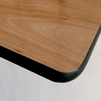 Modernes Design Klappbarer Holz-Esstisch mit Metallrahmen Großhandel Rechteckige Runde Tische für Hotel Outdoor Hochzeiten Events