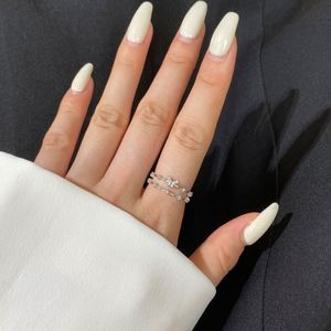 Dylam Sterling Silver Cute Butterfly Open <b>Rings</b> Adjustable CZ <b>Dainty</b> Statement Promise Engagement Wedding <b>Ring</b> Eternity <b>Ring</b> - Product Image 5