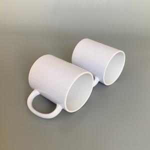 แก้วเซรามิกระเหิดเปล่า 11 ออนซ์แก้วระเหิดสีขาวสําหรับกาแฟ แก้ว 11 ออนซ์เซรามิกระเหิด - Product Image 4