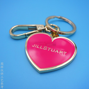 Llavero de Corazón de Aleación de Zinc Personalizado con Colgante Esmaltado y Logotipo, Regalo Empresarial, Artículo Promocional - Product Image 3