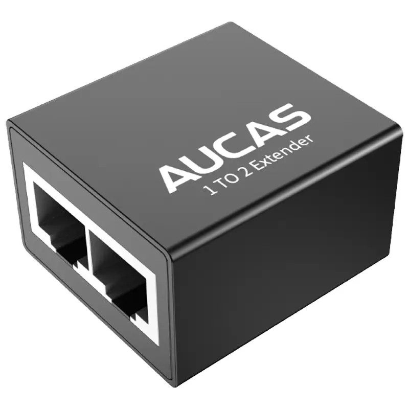 Üretici RJ45 ağ uzatma kablosu tel Splitter kadın erkek Ethernet bağlantısı