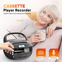 Reproductor de CD, Reproductor de Casetes, Radio AM/FM, Sonido Estéreo, Control Remoto, Entrada AUX/USB, Grabación de Casetes, Conector para Auriculares, Pantalla