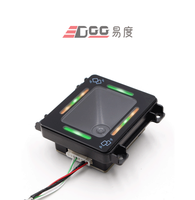 EDOO MF28 Lecteur de codes-barres intégré NFC 1D 2D haute vitesse pour contrôle d'accès aux carreaux rotatifs, module de lecture de codes-barres 13.56 MHz
