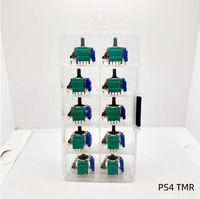 Kit de réparation de joystick magnétique K-SILVER PS5 TMR Hall Joystick PS4 Js13pro+ à résistance magnétique, 10 pièces en boîte