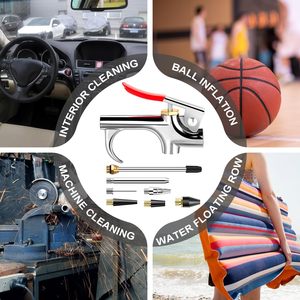 Premium 13PCs Boquilla de aire Juego de pistola de soplado Kit de herramientas de limpieza de automóviles con 1/4 en Ajuste rápido estándar y 8 boquillas de aire - Product Image 4