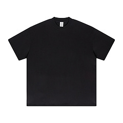 Camiseta en blanco de algodón con estampado de logotipo personalizado de buena calidad, Camiseta lisa de manga corta de talla grande para hombre - Product Image 6