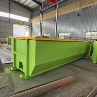 XINTUO XS-126 Conteneur à roulettes métallique pour recyclage industriel, bac à déchets solides, capacité personnalisable, certifié CE, haute performance