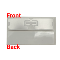 Mini etiquetas de superficie lisa U9 Chip pegatina impermeable UHF RFID etiquetas pegatinas de papel Rfid UHF etiqueta 860-960Mhz 97*27 etiqueta Rfid