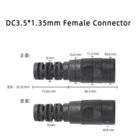 En stock – Câble d'extension d'alimentation Yigao DC 3.5 1.35mm Mâle-Femelle, 22AWG, gaine PVC, cuivre nu, basse tension 5V, usage industriel
