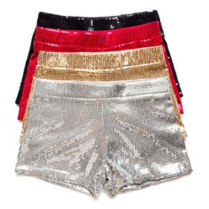 Viviblook Z0129PT Short décontracté taille haute pour femme, short à sequins très extensible - Product Image 5