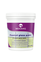 Peinture acrylique polyuréthane imperméable pour salle de bain, effet verre dépoli, à base de composés chimiques complexes Mi Xiang, application au pinceau, liquide, Shandong
