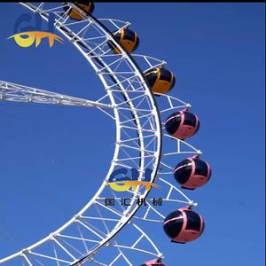 <span class=keywords><strong>Grande</strong></span> <span class=keywords><strong>roue</strong></span> géante innovante de 50m avec cabines sphériques innovantes, parfaites pour les parcs pittoresques et les attractions urbaines à vendre - Product Image 6