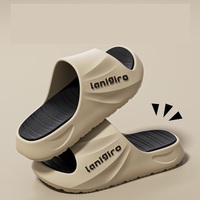 Sandales minimalistes en EVA sans odeur, à enfiler, plateforme épaisse, antidérapantes, imperméables, légères, décontractées, pour la plage, pour l'été, pour hommes
