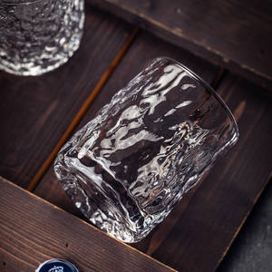 แก้วน้ำลายคริสตัล 250 มล. แก้วเดี่ยวสำหรับวิสกี้ แก้วใสลายสวยงามสำหรับงานปาร์ตี้ - Product Image 4